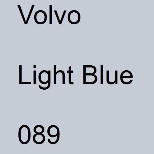 Volvo, Light Blue, 089.